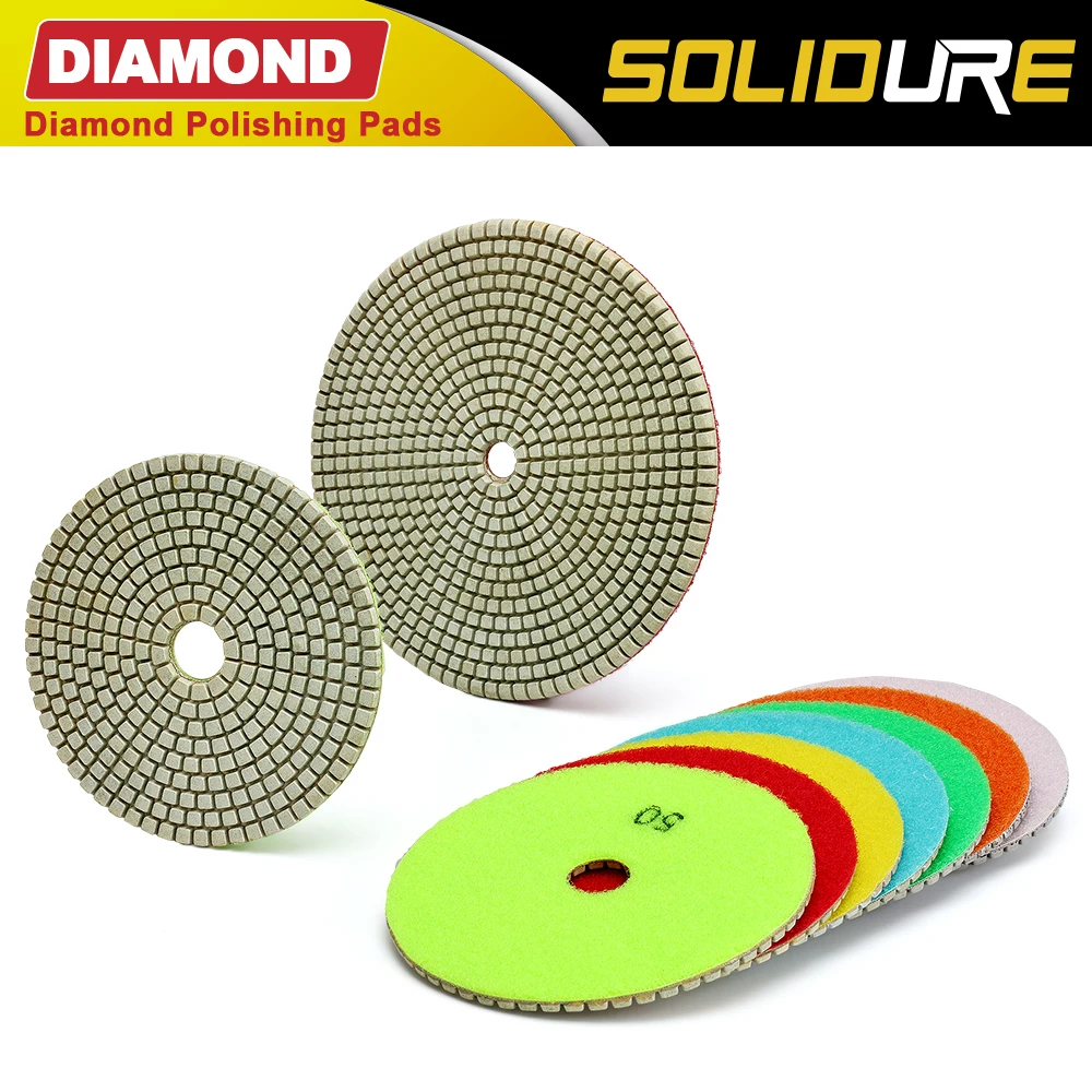 7 inch 180mm polishing pads 3.0mm working thickness for wet polishing granite,marble engineered stone and concrete sideboard concrete grey 60x30x70 cm engineered wood