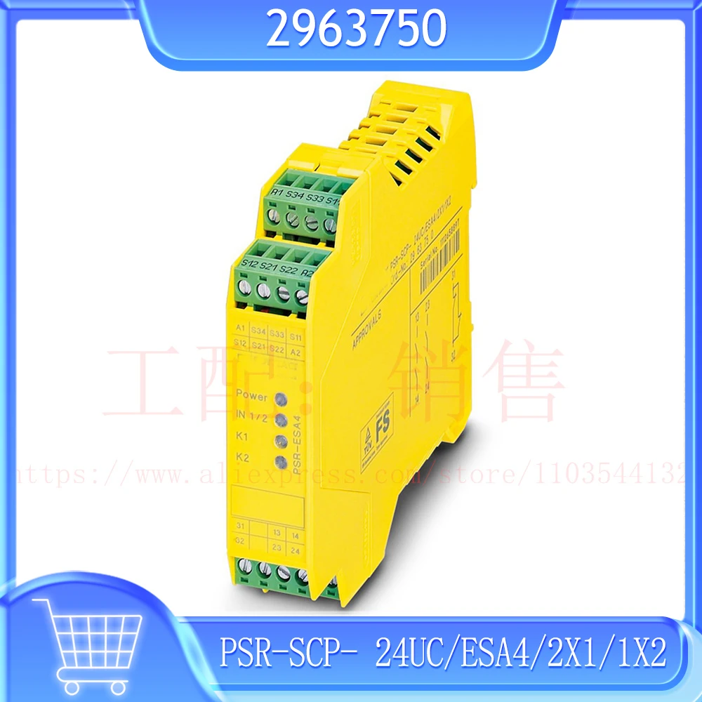 

Fast Sipping PSR-SCP- 24UC/ESA4/2X1/1X2 For Phoenix Safety Relays 2963750