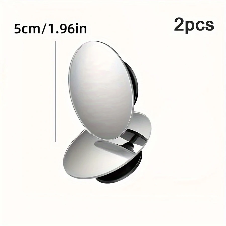 Car Accessories Blind Spot Mirror 2pcs Fitted Car Blind Spot 360 Degree Swivel Rimless Reversing Aid Mirror