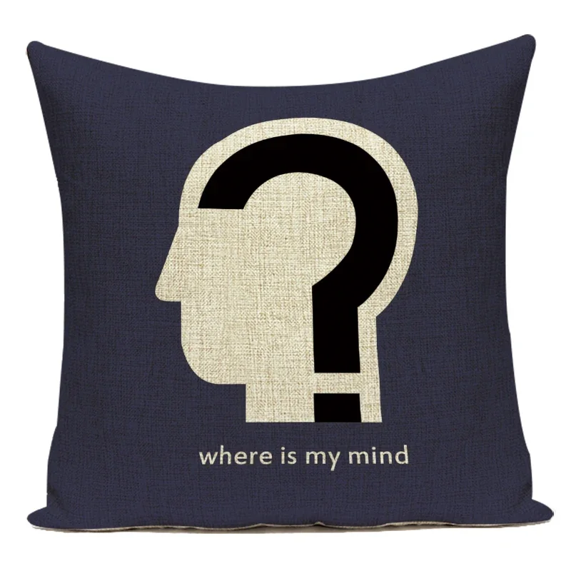 Geometric Flag Decorative Throw Pillow Cover