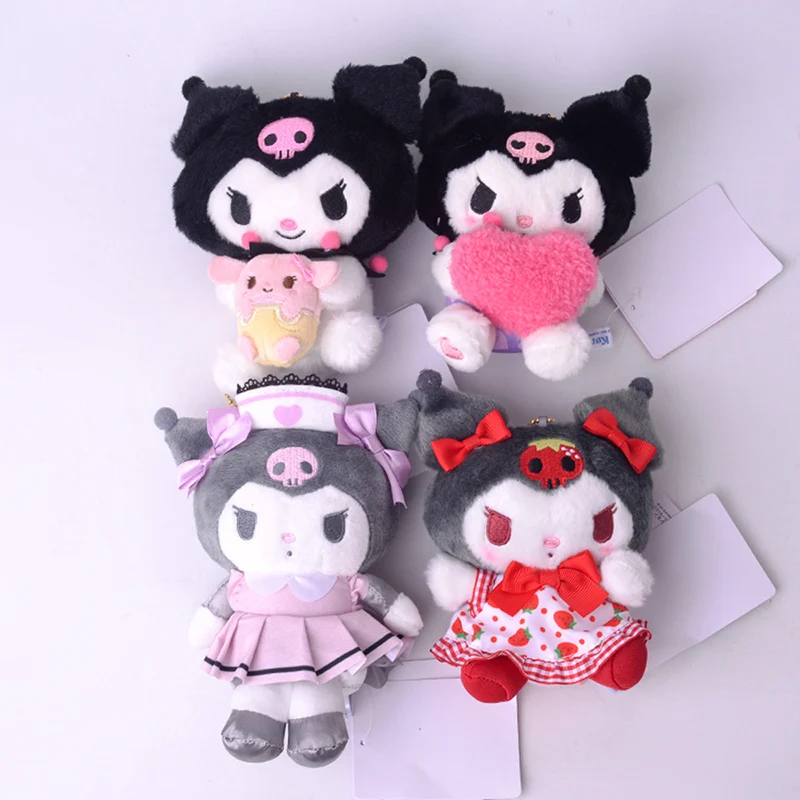 

Мультяшные брелки для ключей Kuromi из аниме, кавайная медсестра, плюшевая кукла, школьный рюкзак, подвеска, украшение, праздничный подарок для девочек, детские игрушки