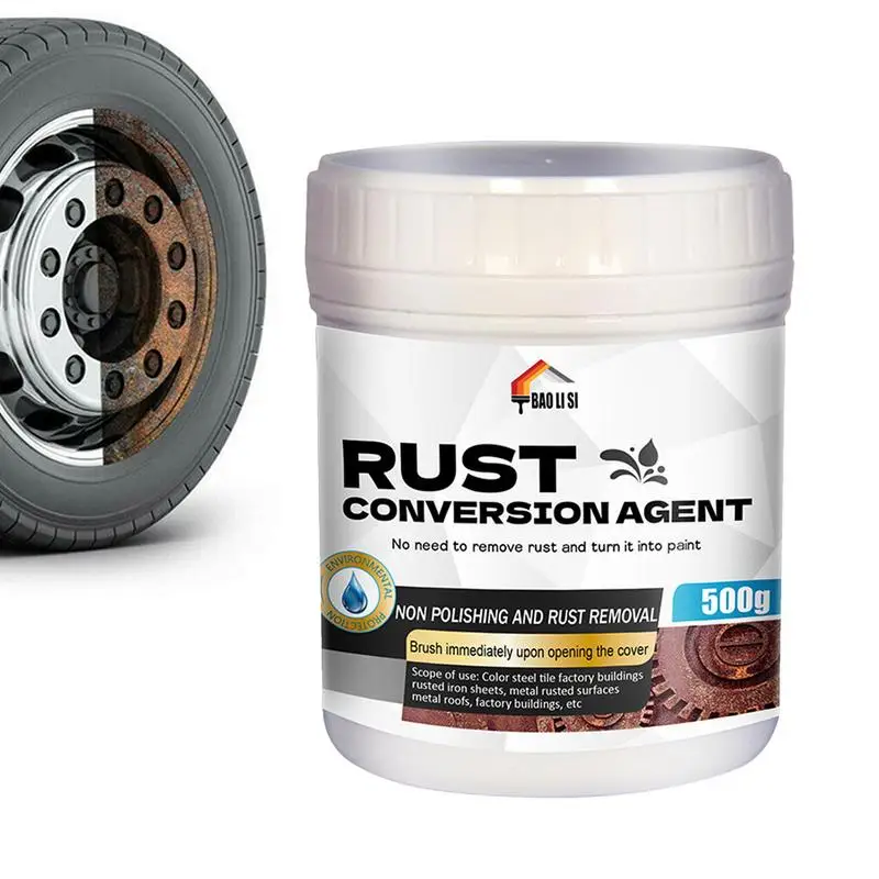 

Rust Converter For Metal 500ml Rust Inhibitor For Metal Water-Based Highly Effective Professional Rust Dissolver For Metal For