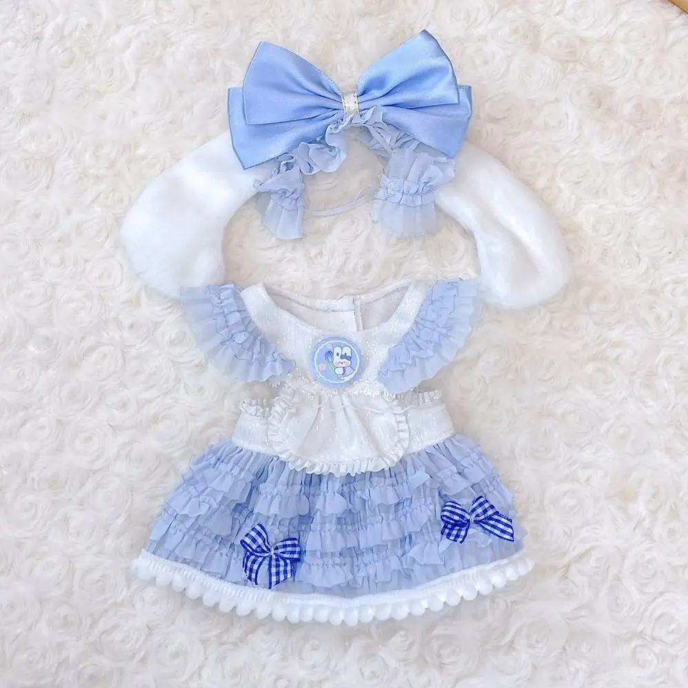 20cm Puppe Kleidung Anzug niedlichen Mädchen Rock Spitze Lolita Prinzessin Kleid Freizeit kleidung für Idol Puppen Zubehör Plüschtiere – Detail 3