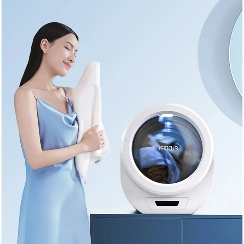 Morus Mini 1.5kg Clothes Dryer Machine 220V Baby Clothes Spin Dryer 15 Minutes Fast Drying Sterilization Mite Remove