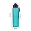 750ml Sports Water Bottle Leak Proof Handheld Drinking Straw Mug Fitness Outdoor Travel Portable Mug with Carrying Cord 6