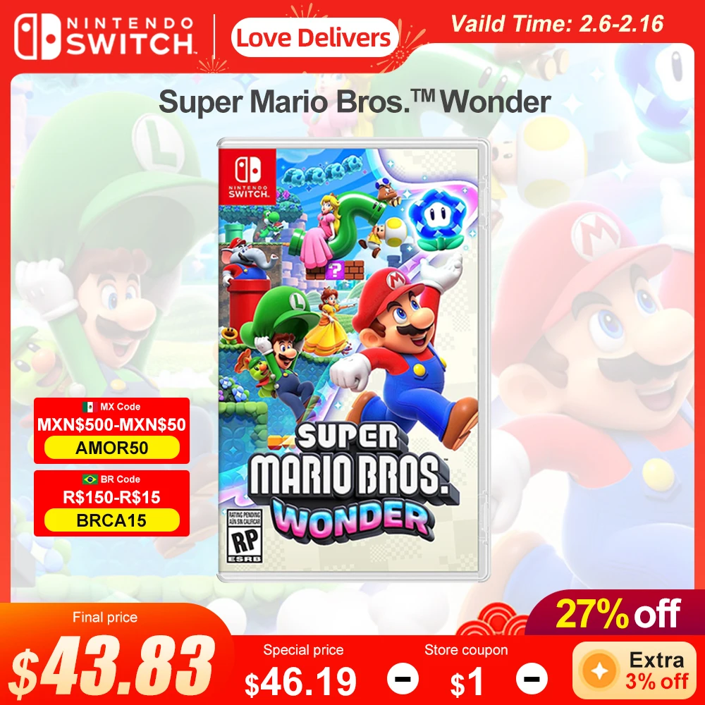 Super Mario Bros. Wonder Nintendo Switch Offerte Di Gioco 100% Ufficiale Originale Gioco Fisico Card Action Genere Per Switch Oled Lite