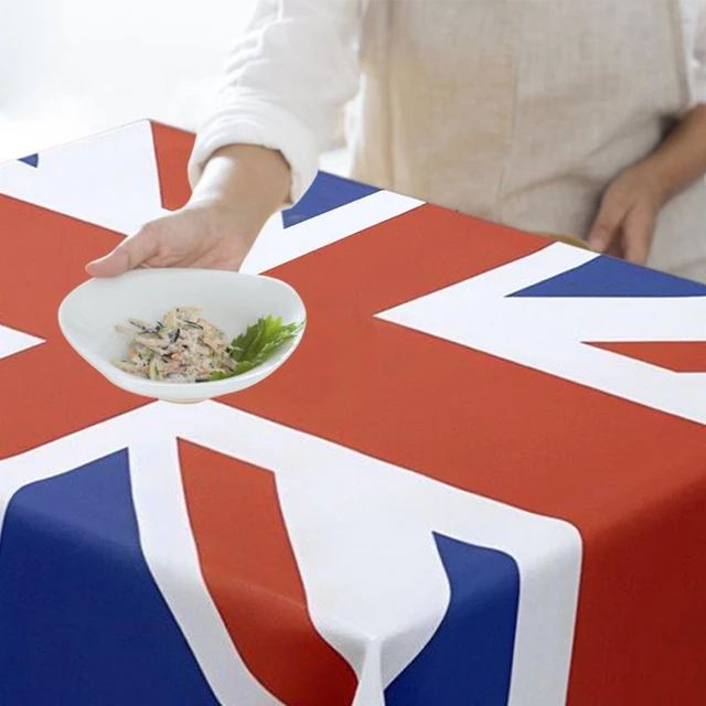 Union Jack Tablecloth Multi Use British Flag Table Runner Easy Use Union  Jack Table Cover For