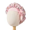 Satin Bonnet for Baby Hair Care Night Sleep Silk Beanie Hat Newborn Baby Girls Children Sleeping Bonnets Cap Kids Cooking Hat 4