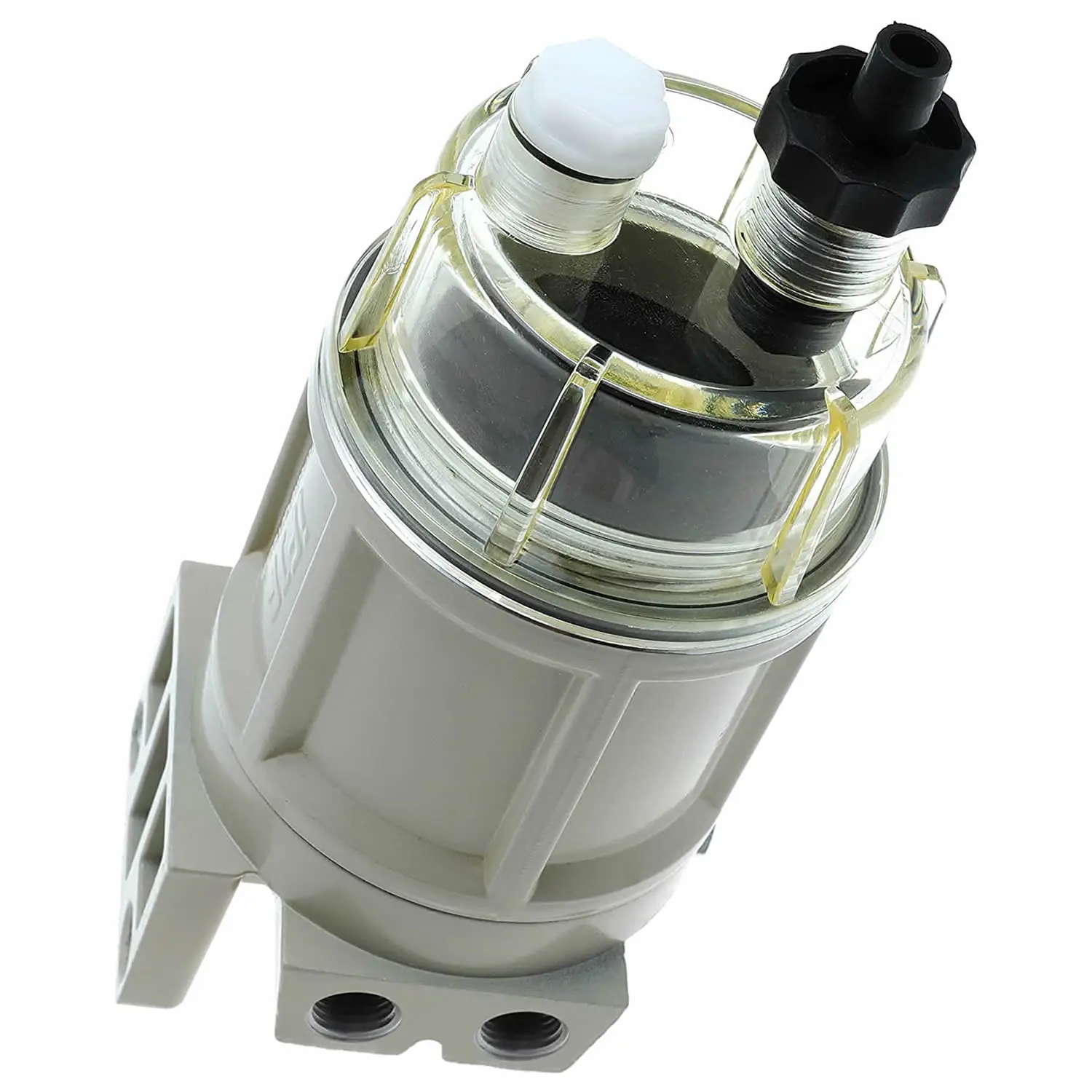 R12H (R12T Upgrade) Fuel Water Separator Marine Replaces S3240 120AT NPT ZG1/4-19 Spin-on Filter Includes 2 Fittings 2 Plugs fuel filter water separator