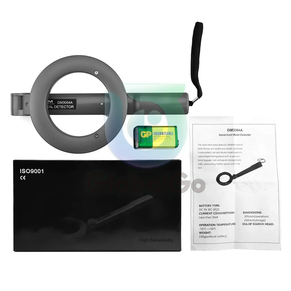 Metal Detector DM3004A Handheld Alarm High Sensitivity Metal Scanner Security Checker Search Coil Metal Detect Tool