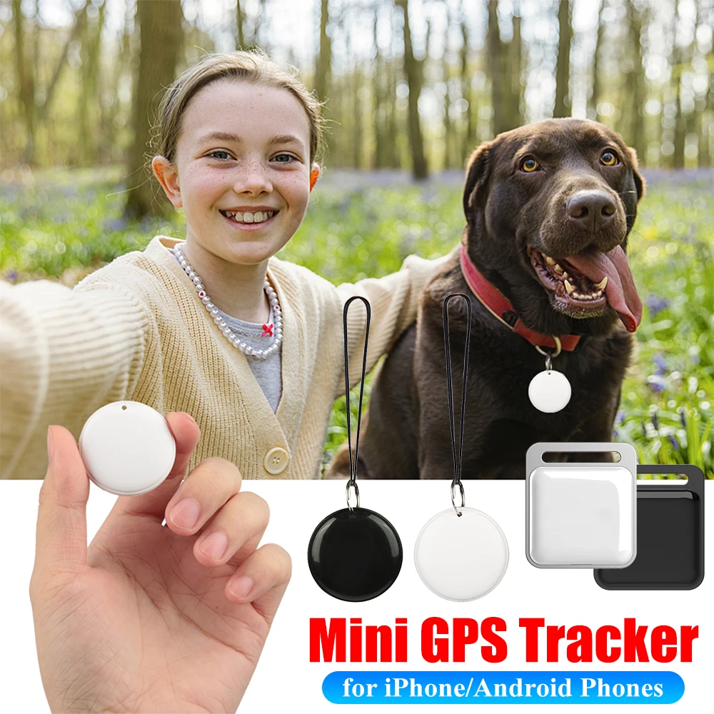 Wireless Mini GPS Tracker Anti-lost Alarm Key Child Bag Wallet Finder GPS Tracker APP Record Smart Tag iPhone/Android Phones