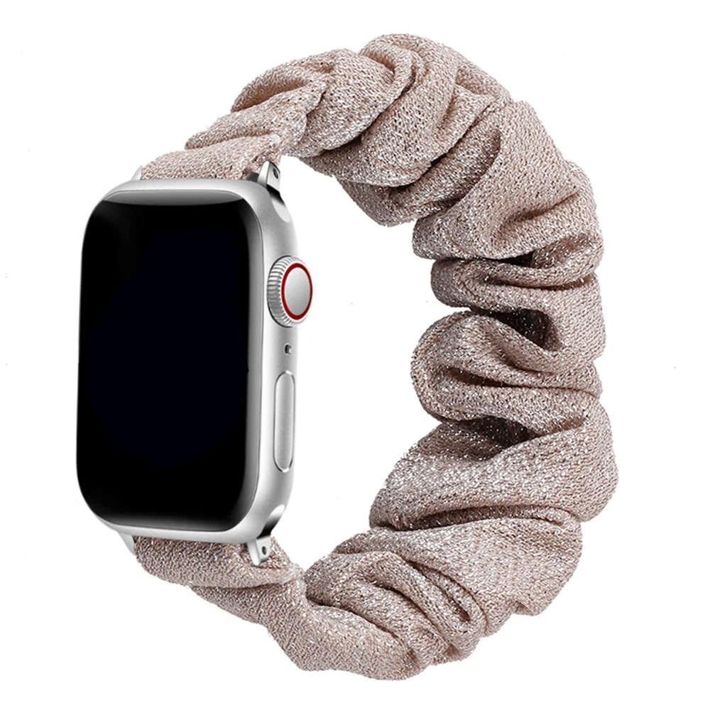 Leopard Print Elastic Nylon Watch Strap Bracelet