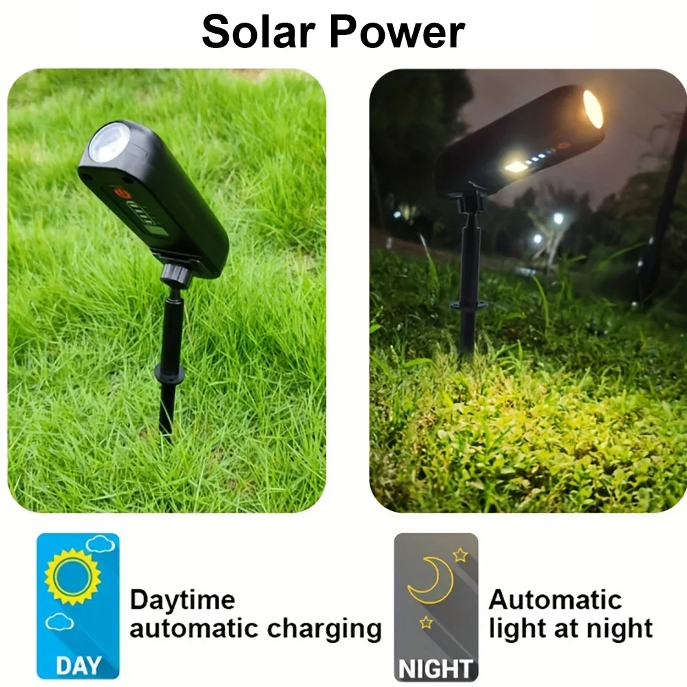 Description Picture 5 of itemSolar Powered Outdoor Lights Garden Decoration Landscape Spotlights Waterproof Solar Lighting Yard Lawn Pathway Auto On/Off