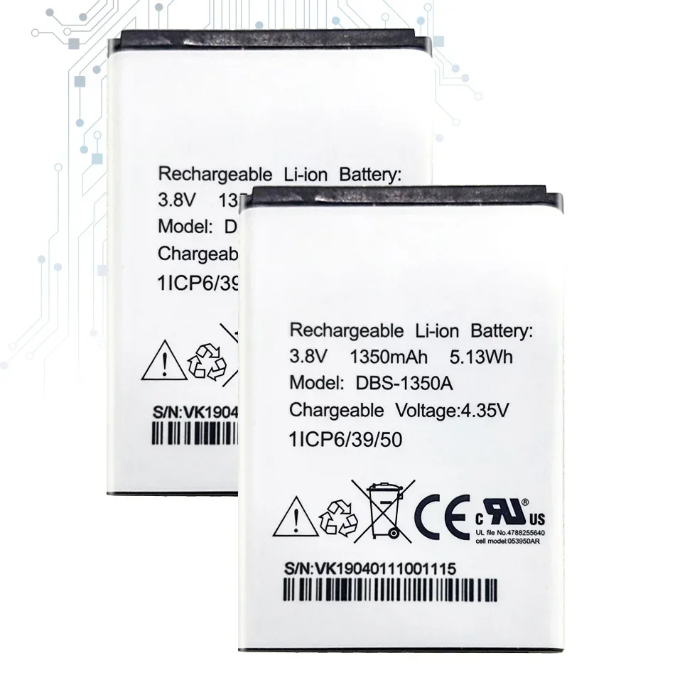 Dbs-1350A Batteria Di Ricambio Per Doro 7050 Consumer Cellular 1350Mah