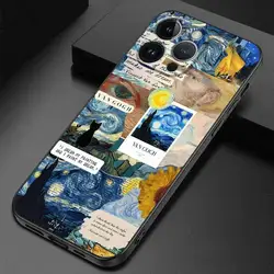 Van Gogh Starry Sunflowers Silicone Phone Case - Artistic Soft Protective Cover - iPhone 6 6 S Plus (VVAZA01)