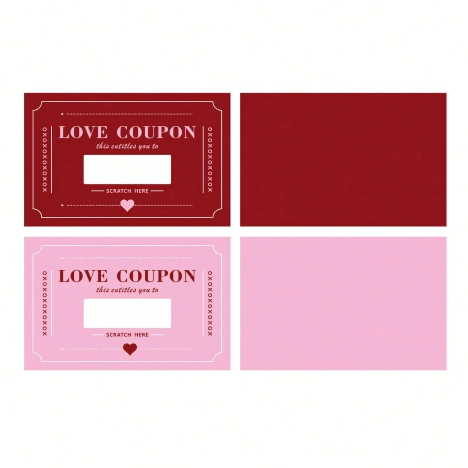 Rubbelnde Liebesgutscheine, 20-teilig, zum Rubbeln, Valentinstagskarte, DIY, Valentinstag, Liebesgutscheine, kreative Geschenke für Freunde – Detail 1