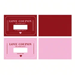 Romantic DIY Scratch - Off Love Coupons - 20 Creative Valentine's Day Gift Ideas (Red and pink)