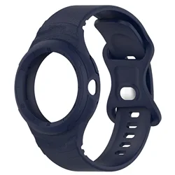Enhanced Silicone Sport Wristband for Google Pixel Watch - Integrated Bracelet Strap Accessory (Deep blue)