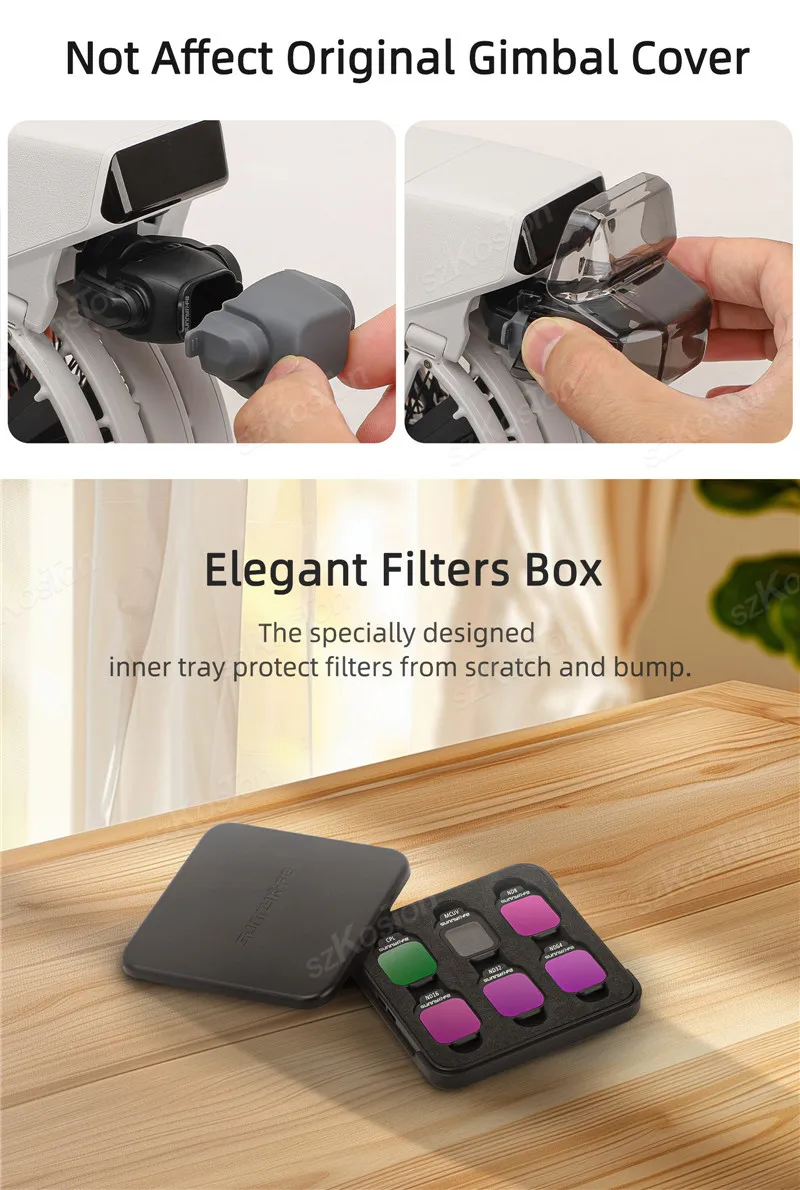 Objektivfilter-Set für DJI LITO X1/Flip CPL UV ND8 ND16 ND32 ND64 ND Filter Leichtgewichtige Kamerafilter für DJI Drohnen-Zubehör – Detail 7