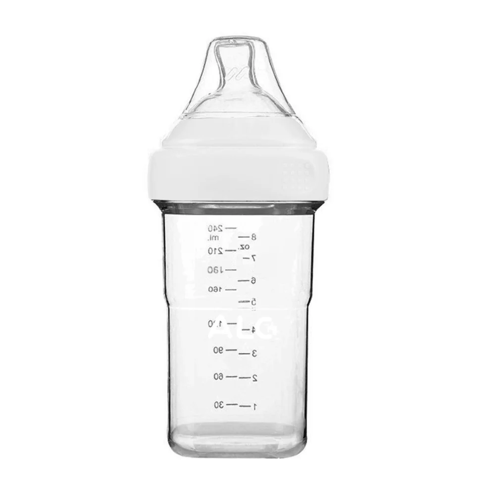 زجاجة حليب PP مضادة للسقوط ومضادة للمغص للأطفال حد...