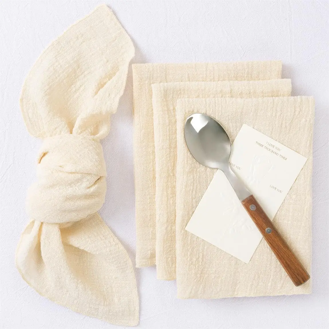 Cotton Napkins 6pcs Cotton Cloth Napkins Gauze 30x30cm Fabric For Wedding Decor Everyday Use Dinner Tea Towel Table Village Christmas Napkin