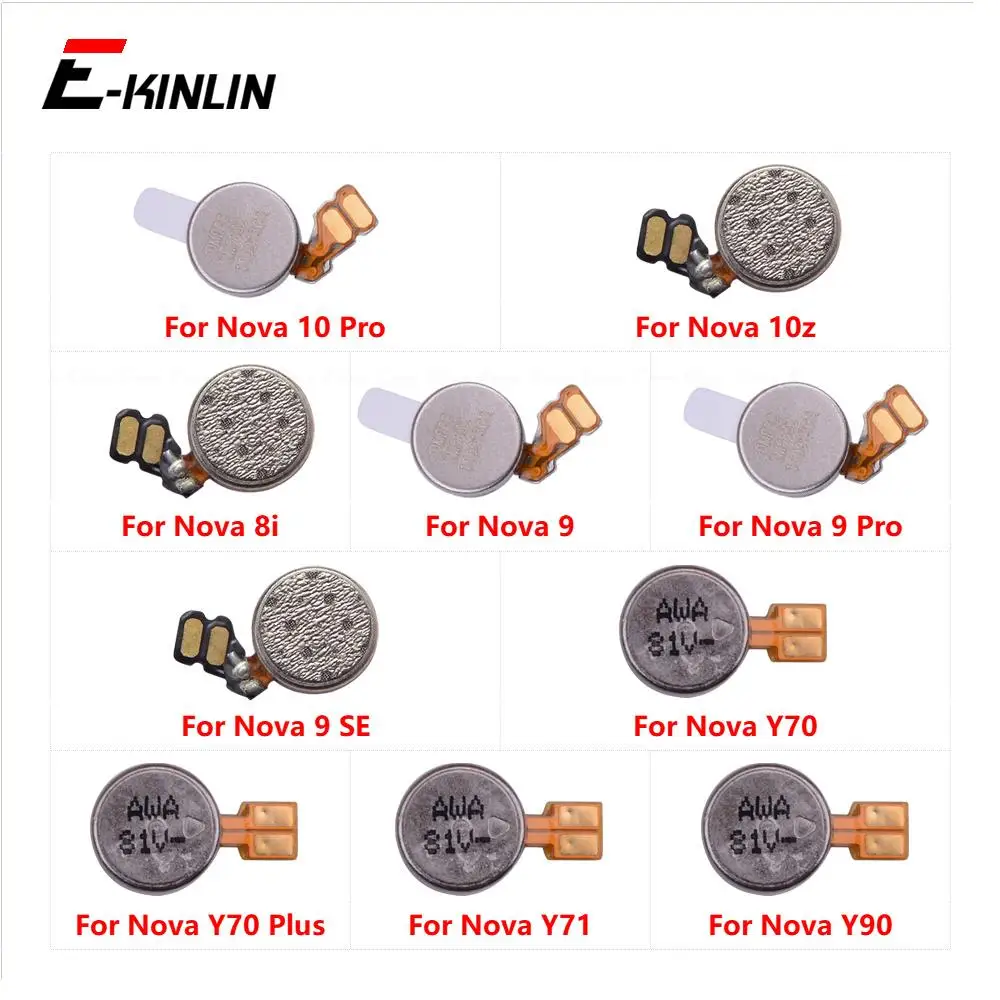 Lot de 2 modules de Vibration avec ruban de câbles flexibles, pour Huawei Honor 8 9 10 Lite 7X 5X 9i 7A V20 20i Play 6X GR5 2017  509