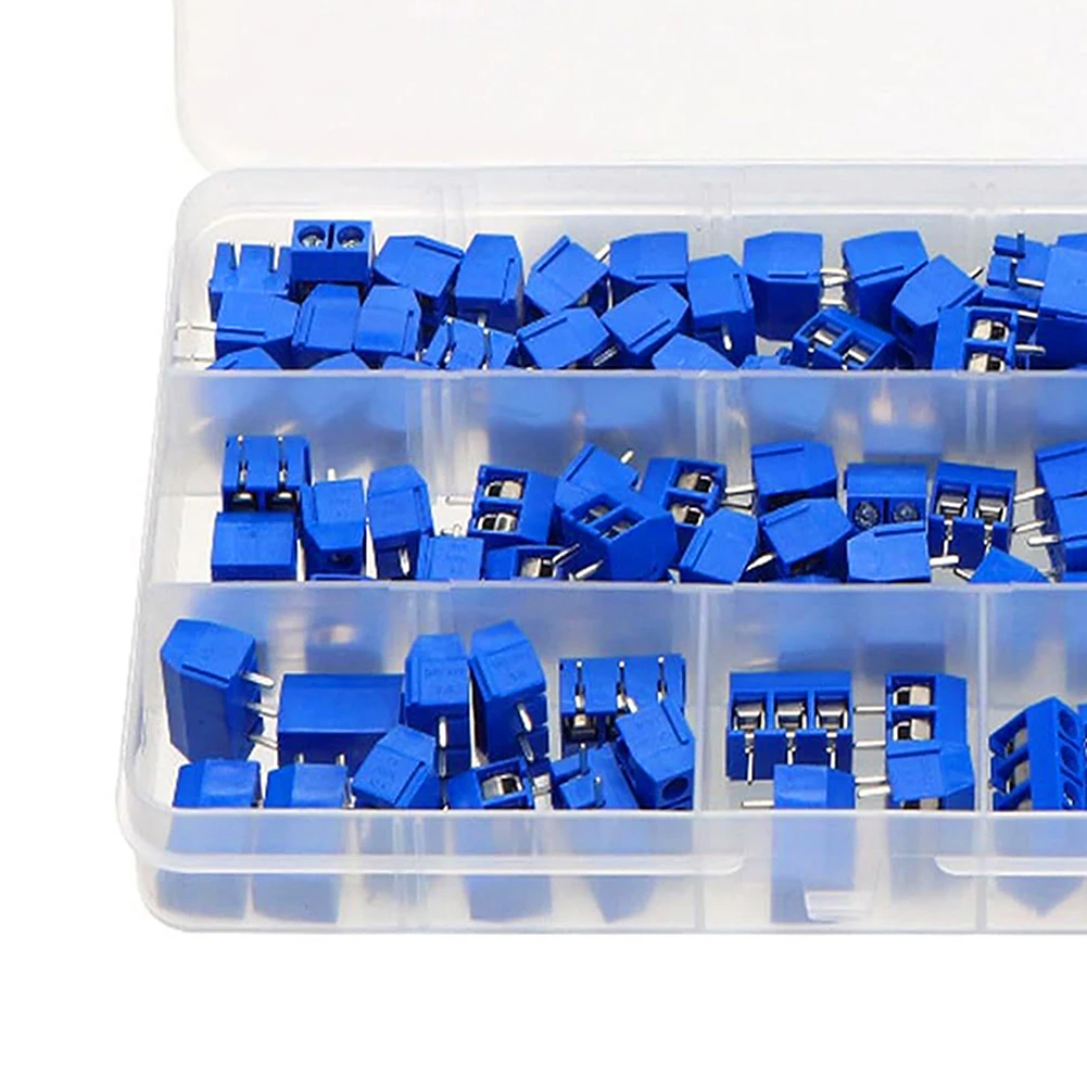 KF301-2P KF301-3P KF301-4P PCB Ʈ  ͹̳  Ŀ, 극庸 PCB  5mm ġ ƮƮ ϵ, 100 