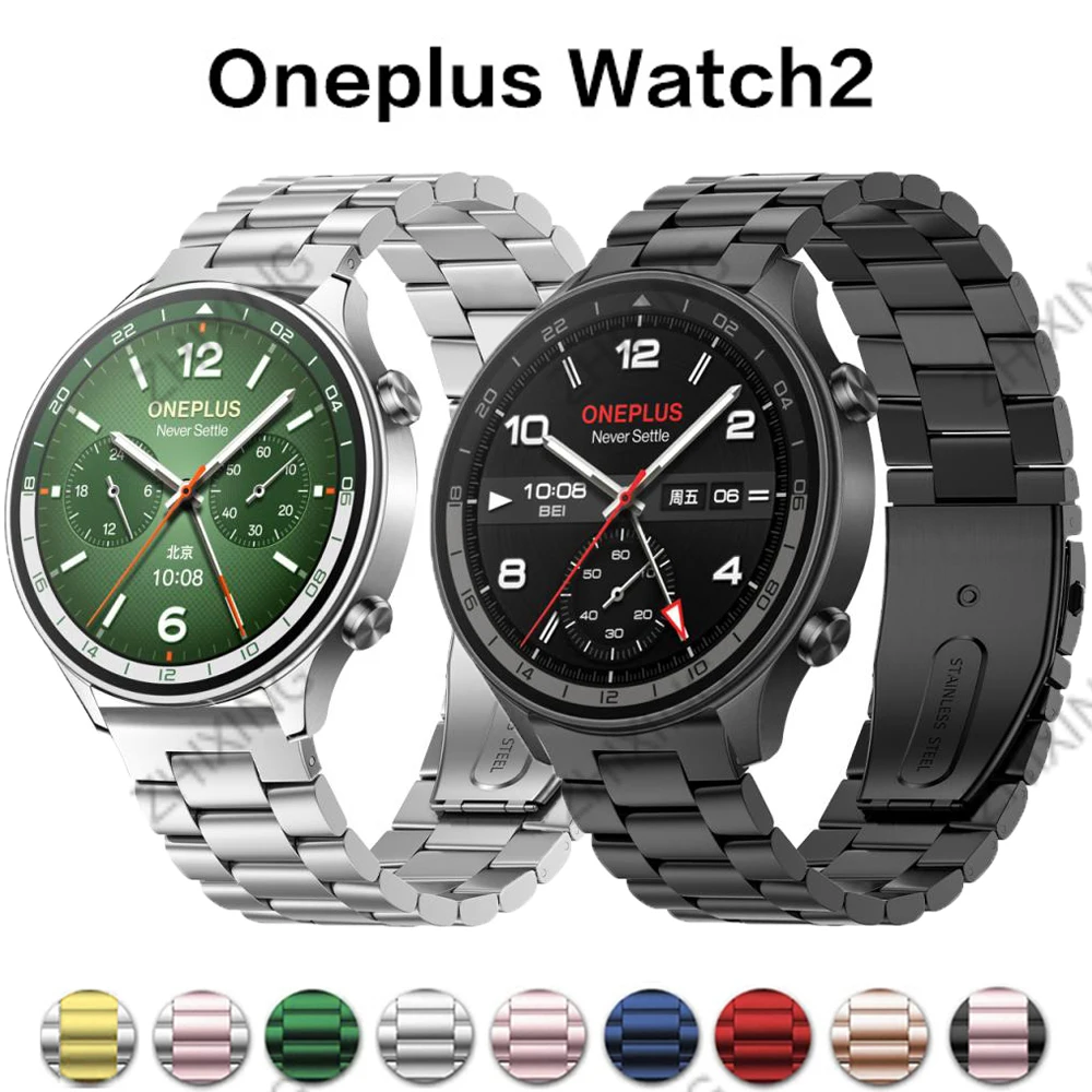 Sleek Stainless Steel Business Wristband - 22mm Watch Strap Bracelet