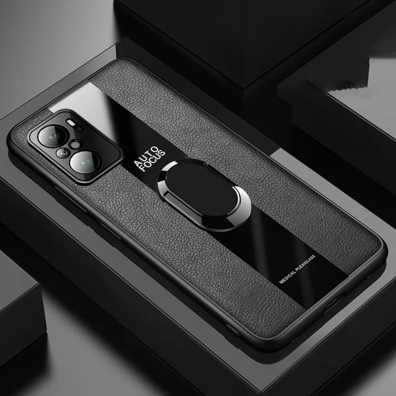 Custodia A Portafoglio In Similpelle Per Xiaomi Poco F3 / Mi 11i 5G – Tenphone, Con Chiusura Magnetica E Tasche Portacarte, Nero