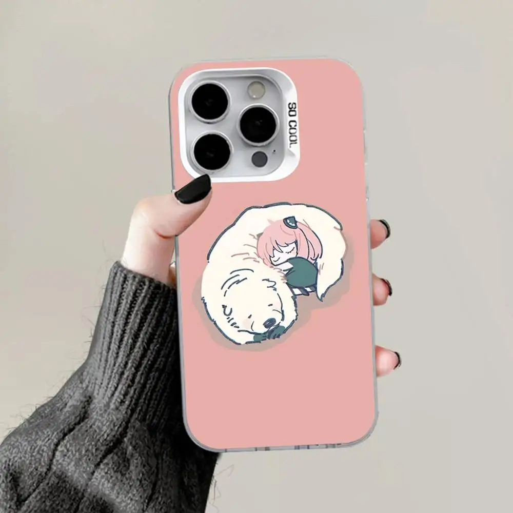 A-Anya Chic Gray White Matte Anti-Fall Phone Case with Hard Bumper Design
