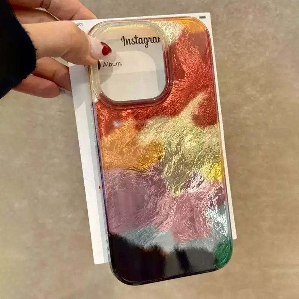 Artistic Gradient Pattern Shockproof Phone Case