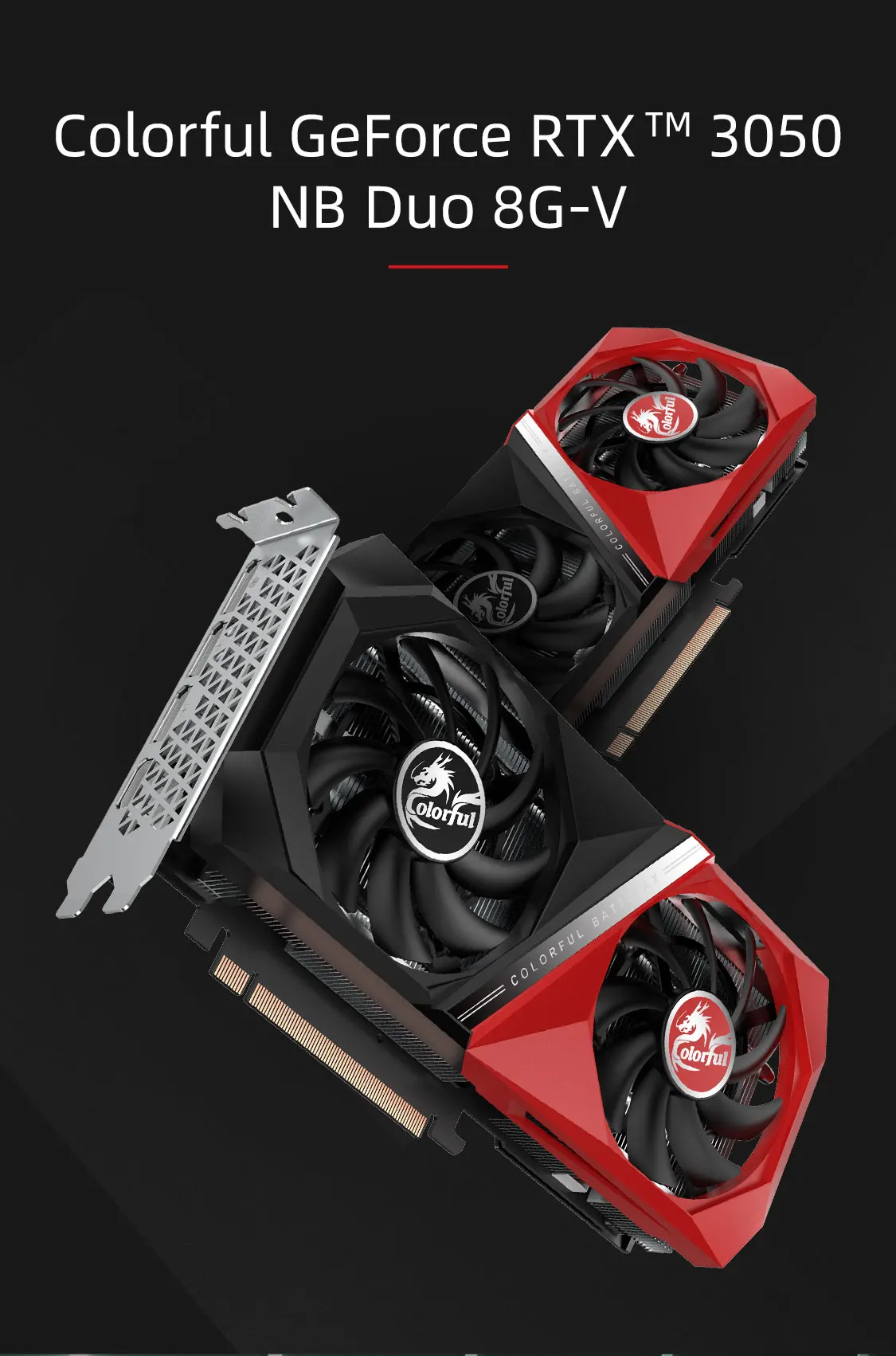 Colorful  iGame GeForce RTX 3050 8GB GDDR6 128-bit 14 Gbps PCIE 4.0 Gaming Graphics Card video card in computer Graphics Cards