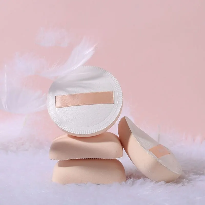 Powder Puff 2pcs Pink Cotton Candy Air Cushion Powder Puff For Both Dry And Wet Use