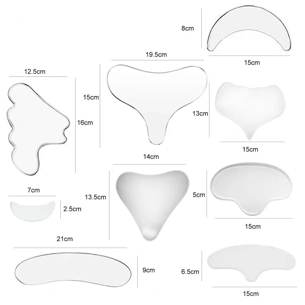 

Полезные прозрачные простые в использовании силиконовые накладки для защиты от морщин