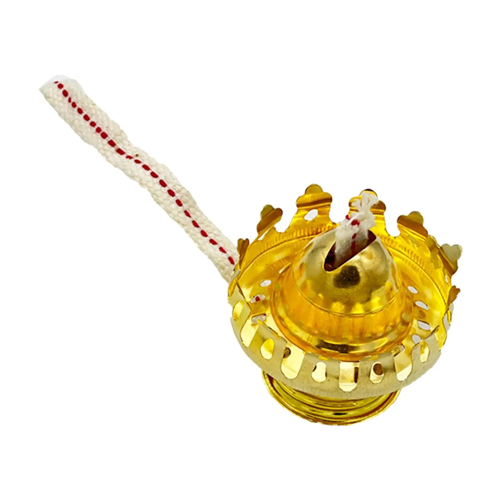 Oil Lamp Replacement Burner Wick Holder Oil Lamp Chimney Holder Aluminum Alloy Emergency Light