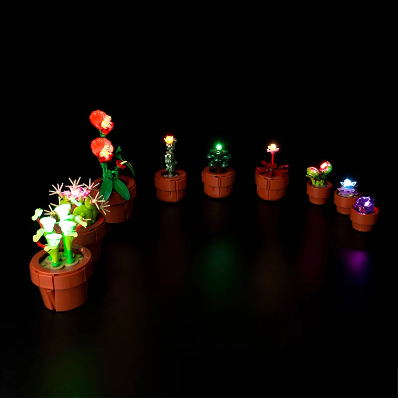 The Vonado LED 10329 set is suitable for Tiny Plants building blocks (including lighting accessories only) 2