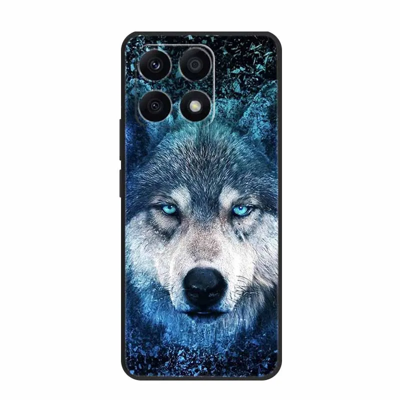 Lion Wolf TPU Silicone Protective Case - Soft Printed Cover