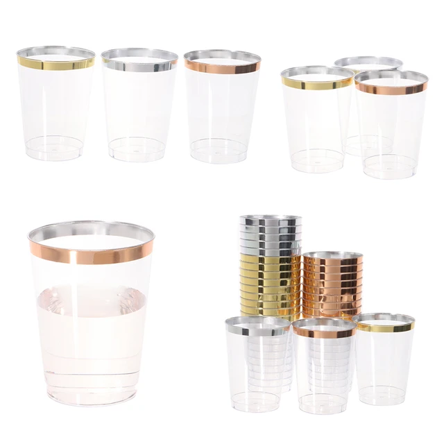 Disposable Plastic Cups Colors  Disposable Plastic Cups Party - 10pcs/set  Party Cup - Aliexpress