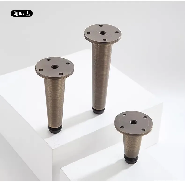 2pcs Set Adjustable Brass Support Cabinet Legs, Furniture Bbathroom Coffee Table Sofa TV Cabinet, Height Increasing Legs
