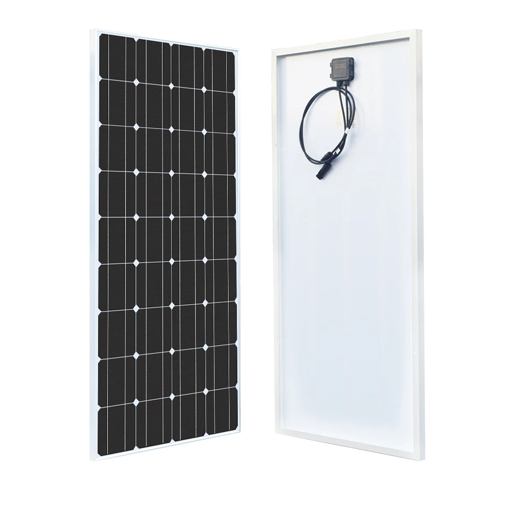 

WUZECK Rigid Solar Panel 120W 240W 18V PV Module powerful solar panels solar energy Off Grid Power for Boat Rvs Cabin Battery