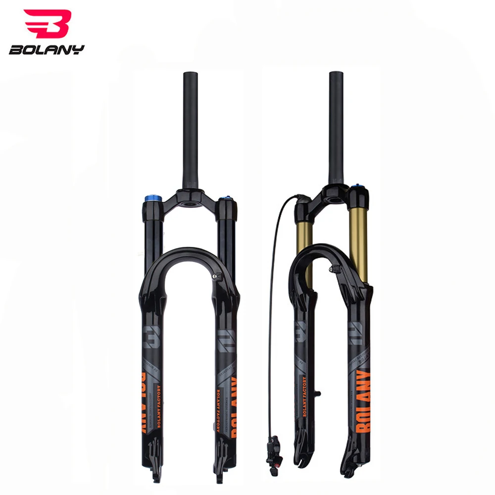 Bolany Mountain Bike Forcella Sospensione Bici Shock Forcella Ammortizzante Olio Mtb 29 Forcella Pneumatica Forcella Ammortizzante Da 27.5 Pollici For