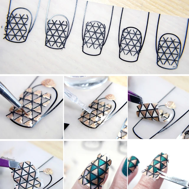 How To Reverse Stamp Using A Silicone Mat Nail Art Tutorial