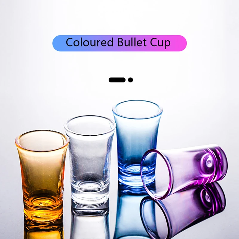 Wine Cup Wine Glass Spirits Cup Drinking Glasses 1/4Pcs 0.5 ounce heavy duty shot acrylic glasses machine made lead free acrylic glass liquor glass Transparent wine