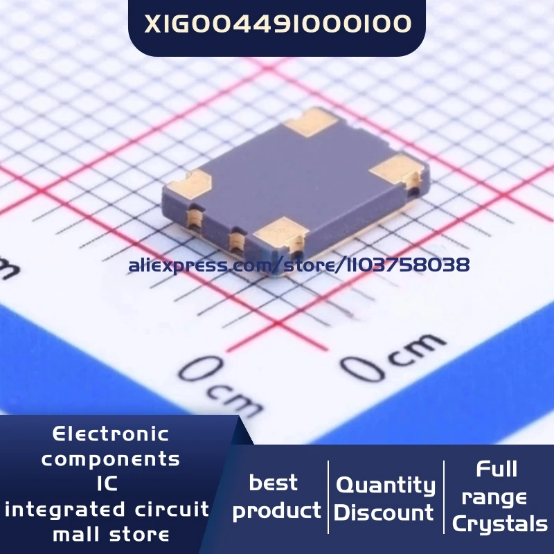 50 개/몫 X1G004491000100 SG7050CBN-100.000MHZ-TJGA 100MHZ 7050 4P 수정 발진기 공진기 4-SMD 재고 있음