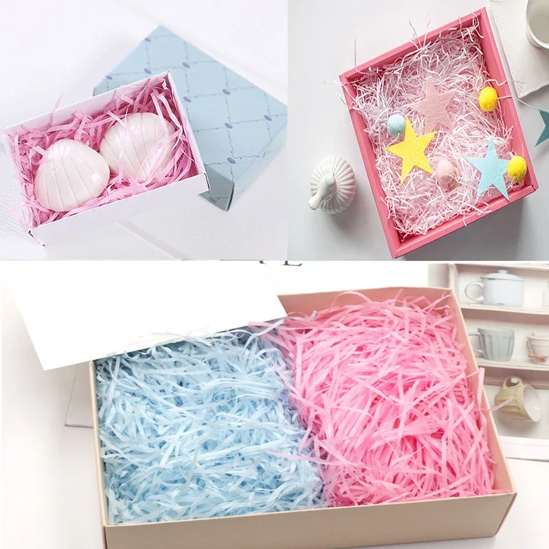 20g/50g/100g Colorful Shredded Crinkle Paper Shreds Shredded Hamper Gift  Box Filler Shred Stuffing Basket Fill DIY Gift Box - AliExpress