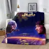 Rapper Jul  Printed Blanket Picnic Blankets Warm Blanket Soft and Comfortable Blanket Home Travel Birthday Gift 3
