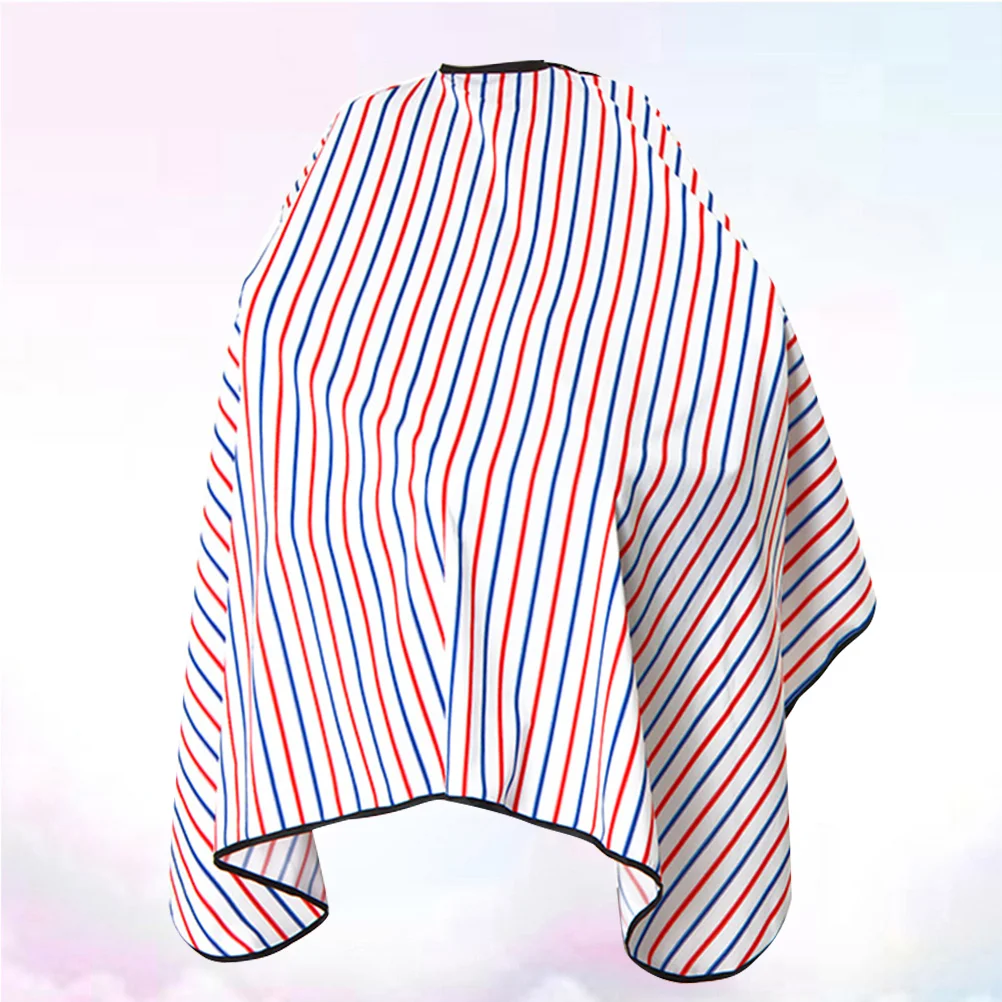 

Hair Dressing Tools Durable Striped Haircutting Gown Hair Dyeing Cloth Haircut Capes For Adults for Home Barber