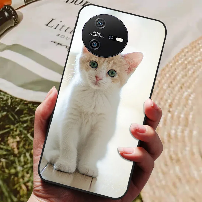 Luxurious Soft Silicone Shockproof Cat Design Case Cover