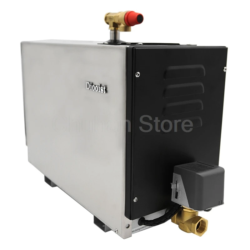 High Quality 6KW Stainless Steel Steam Sauna Bath Generator With Auto Descaling Device 4