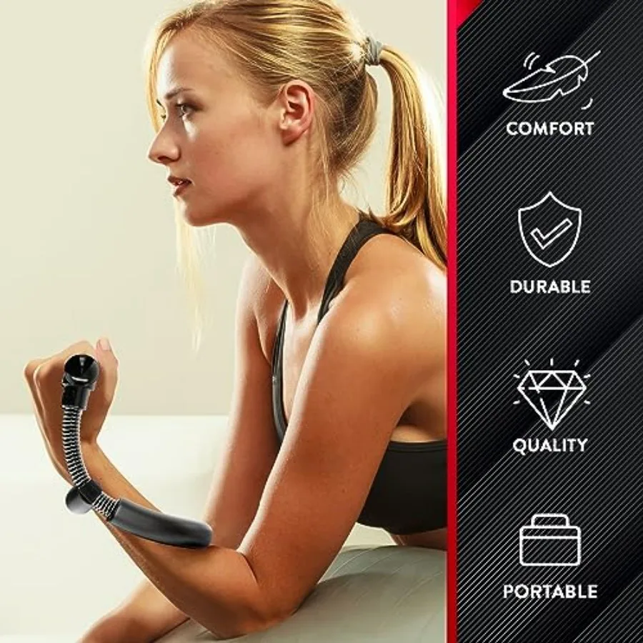 Wrist Strengthener + 45-100 LBS Power Twister Bundle Total Strength Combo